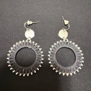 Kinsley Armelle Silver Raven Pinnie Collection Earrings
